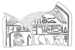 Nebnoun faisant une offrande à Ptah  