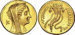 Octodrachme d’or avec une corne d’abondance.